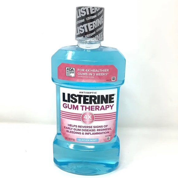 Listerine Gum Therapy Antiseptic Mouthwash Glacier Mint 1l - Exp 12/24